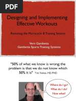 Vern Gambetta Designing and Implementing Effective Workouts