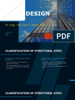 Steel Design: By: Engr. John Paul O. Santos, SO2