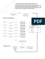 2008 AP Calculus Scoring Sheet