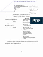 USA V Michael Taylor, USDC - Utah 2nd Amend Criminal Complaint, 12-Mj-260-PMW