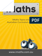 IMaths Australian Curriculum Match Document Foundation To Year 6