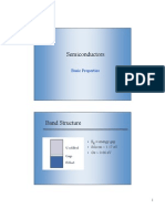 Semiconductors: Basic Properties