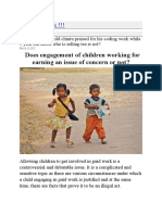 !!! Punchtank !!!: Does Engagement of Children Working For Earning An Issue of Concern or Not?