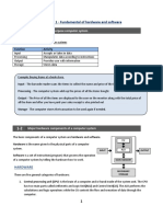 SECTION 1 - Fundamental of Hardware and Software: Describe A General-Purpose Computer System