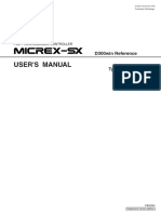 RTG-B-07 MICREX-SX Series, User's Manual D300Win (Reference) FEH254 - All