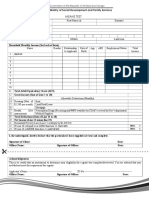 Standard Means Test Form