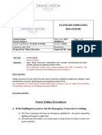 SOP - Power Failures