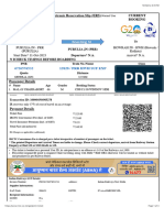 PRR HWH Suf Exp Chair Car (CC) : Current Booking Electronic Reservation Slip (ERS) Current Booking