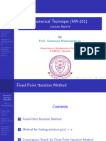 4 Lecture Note 9 Fixed Point Itration Method