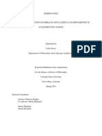 A Case Study Evaluation of Edible Plants Curriculum Implemented in An Elementary School