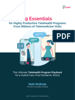 19 Essentials For Highly Productive Telehealth Programs