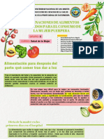 Combinacion de Alimentos en El Puerperio