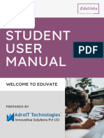 Eduvate Student Manual