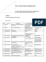 Rundown Acara Fortamadiksi 2024