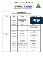 Rundown Makesta PK Walisongo