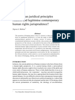 Mahao, N.L. Can African Juridical Principles Redeem and Legitimise Contemporary Human Rights Jurisprudence (2016) CILSA 455 - 476