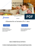 Alimentación Del Lactante y Niño