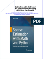 Ebook Sparse Estimation With Math and Python 100 Exercises For Building Logic 1St Edition Joe Suzuki Online PDF All Chapter