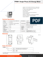 DFUN DFPM91 Single Phase AC Energy Meter