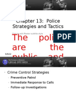 Chapter 13 Police Strategies and Tactics