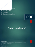 Peripheral Devices Input and Output