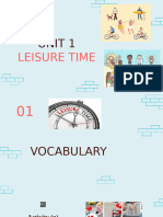 Unit 1: Leisure Time