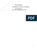 Poetry Supplement Rome, The Roman Republic, and The U.S. Constitution Prof. David Post Summer, 2012 - Beasley School of Law