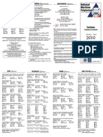 Tacloban Master Training Schedule (Jan-June 2010)