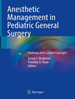 Anesthetic Management in Pediatric General Surgery: Evolving and Current Concepts