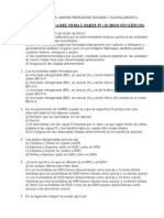 15 Preguntas Acerca Del Tema I, Parte IV (Ácidos Nucléicos)