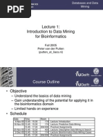 Introduction To Data Mining For Bioinformatics: Fall 2005 Peter Van Der Putten (Putten - at - Liacs - NL)