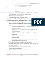 DBMS Lab 10CSL57 2012