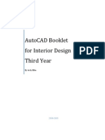 AutoCAD For Interior Design