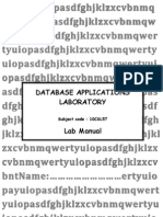 DBMS Lab Manual