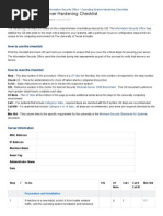 Windows 2008R2 Server Hardening Checklist