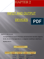 Input and Output Devices