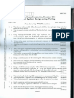 Digital System Design Using Verilog December 2011