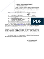 Tirumala Tirupati Devasthanams, Tirupati "Tender Notification"