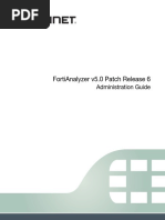 Fortianalyzer V5.0 Patch Release 6: Administration Guide