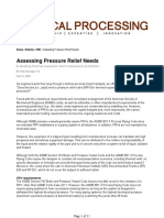 Chem Processing - Thermal Expansion PSV For PL