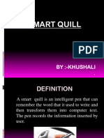 Smart Quill: By:-Khushali