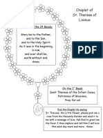 St. Therese Chaplet