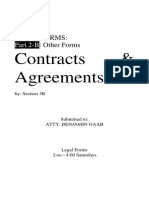 Legal Forms-Contracts and Agreements