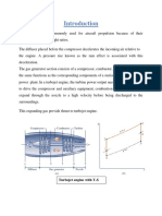 Turbojet Engine With T-S Diagram