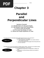 Chap 3 Parallel and Perpendicular Lines