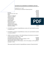 Use The Following Information For Nos. 1 and 2: Classroom Exercise For Financial Reporting in Hyperinflationary