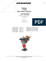 Rammer LT700: We Reserve The Right To Change Specifications Without Notice. Printed in Sweden