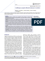 Depression and Mental Wellbeing in People Affected by Leprosy in Southern Nepal