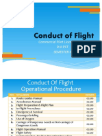 Conduct of Flight CPL