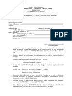 Annual Work Accident - Illness Exposure Data Report Form (DOLE - BWC - OHSD - IP-6b)